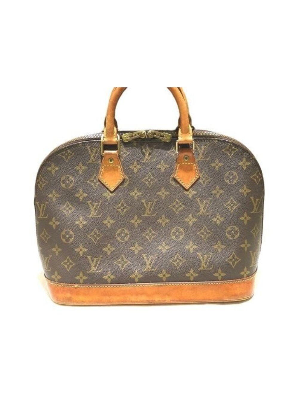Louis Vuitton Handbag Alma Monogram Brown Tote 8C